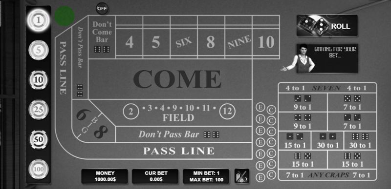 Craps Laying the Odds Bet