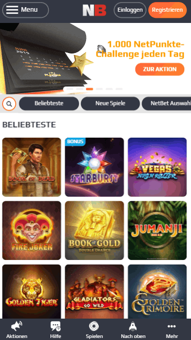 CGDE NetBet mobile