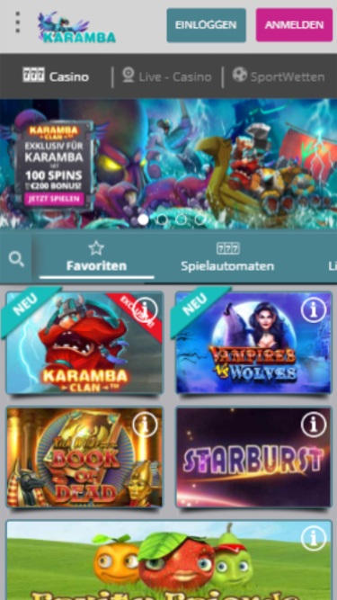 Karamba Mobile Casino