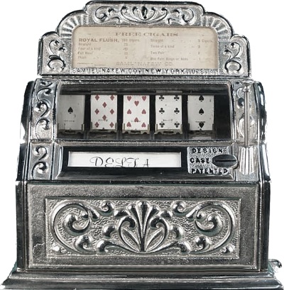Poker-Spielautomat von 1891 Poker-Spielautomat von 1891